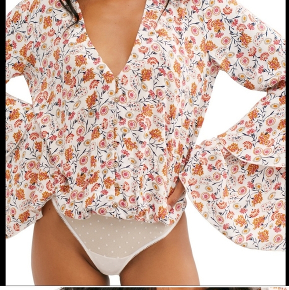 Free People Tops - NWT Free People She's Dainty boho bodysuit